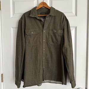 Banana Republic mens XL flannel shirt heavyweight